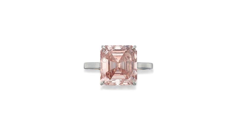 fancy intense orangy-pink diamond