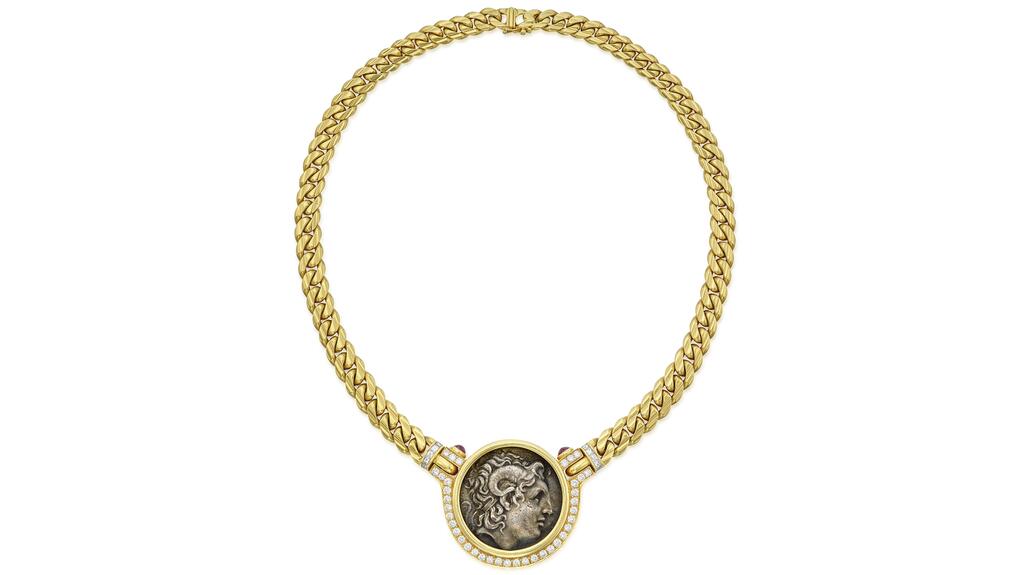 Mary Tyler Moore Bulgari necklace