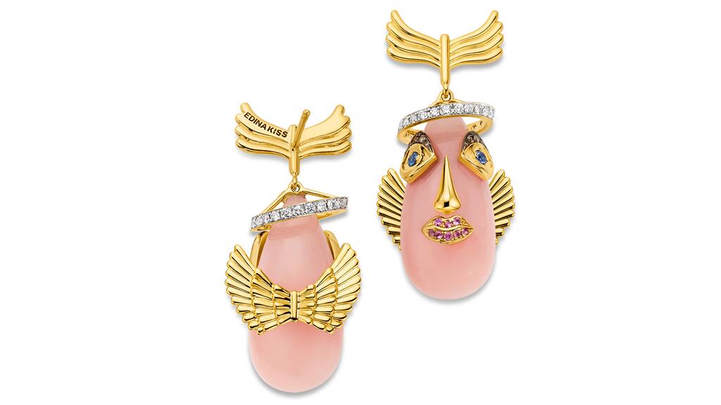 Edina Kiss Angelfish Drop Earrings