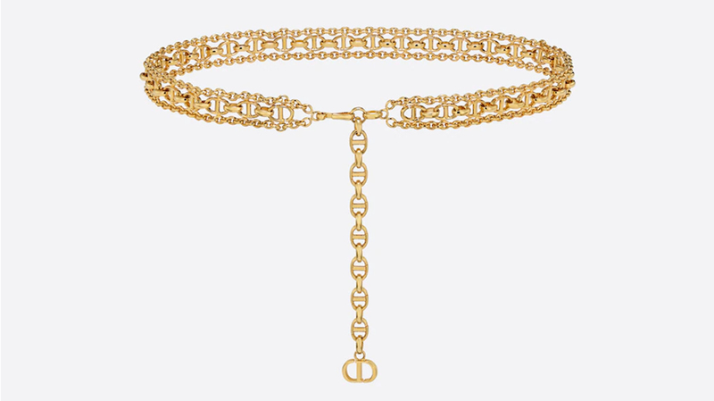 Christian Dior “Caro” multi-chain belt ($1,750)