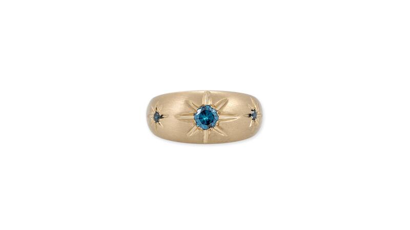 Jacquie Aiche Triple Starburst Dome Ring