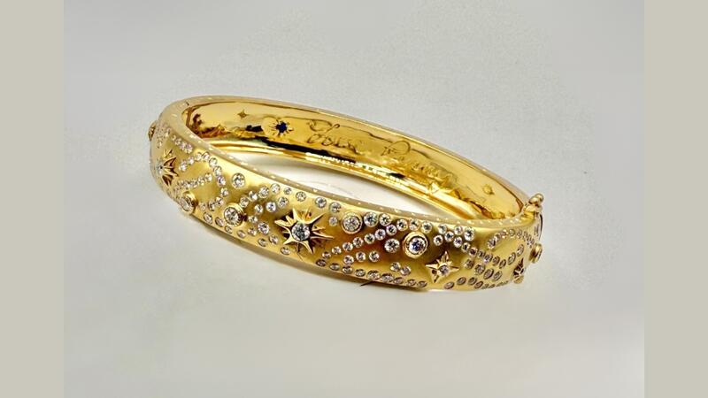 Penny Preville gold and diamond bracelet