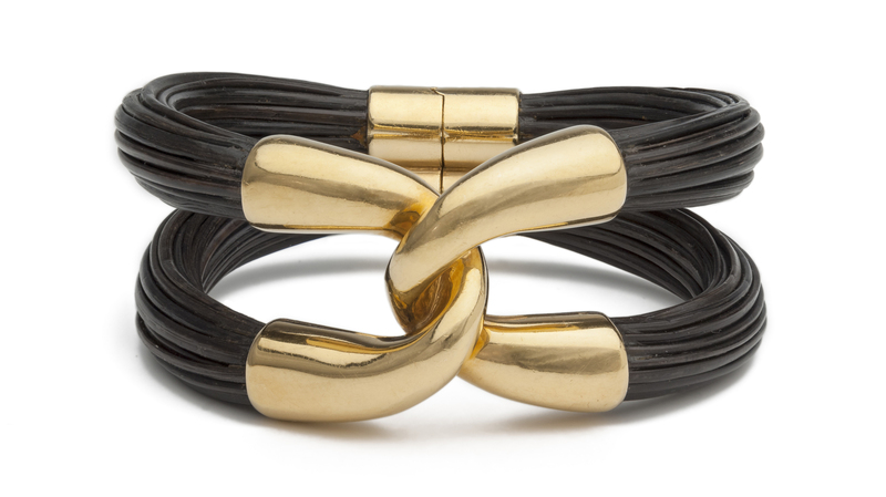 Boucheron (French, est. 1858), Bracelet, 1971, gold, elephant hair, Courtesy of the Cincinnati Art Museum, Collection of Kimberly Klosterman, Photography by Tony Walsh