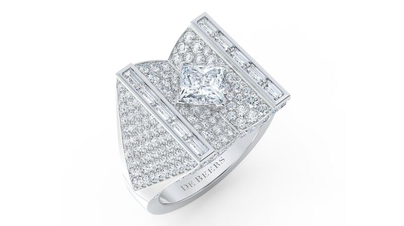 De Beers high jewelry Metamorphosis diamond ring