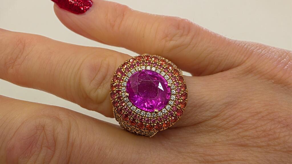 Rachel Chalchinksky of Color Source Gems Survivor Tribute Ring
