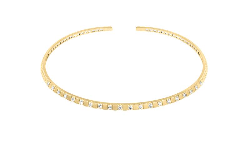 Ashaha Shiraz gold and diamond choker