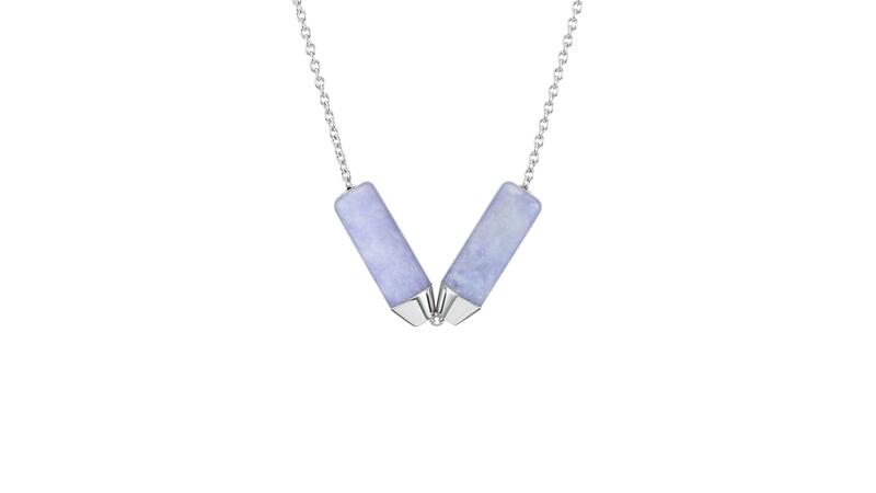 Bliss Lau Lavender Jade Open Necklace