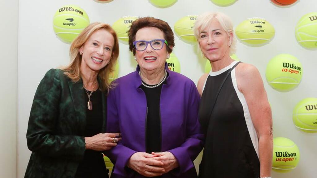 Monica Rich Kosann, Billie Jean King, and Chris Evert tennis bracelet collection