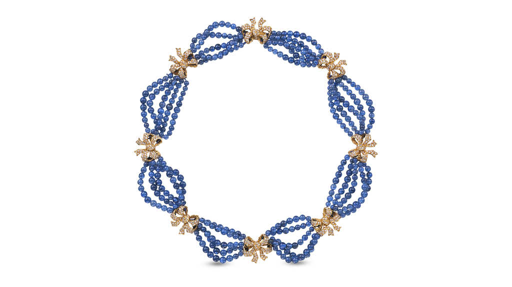 The “Via Col Vento” necklace, circa 1988, is inspired by the 1939 classic “Gone With the Wind.”