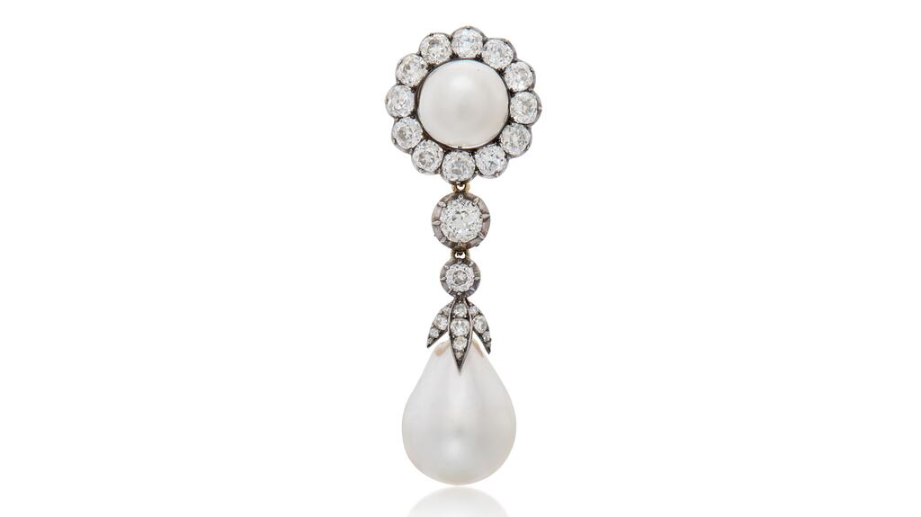 Sotheby’s Geneva Vienna 1900: An Imperial and Royal Collection diamond and pearl brooch