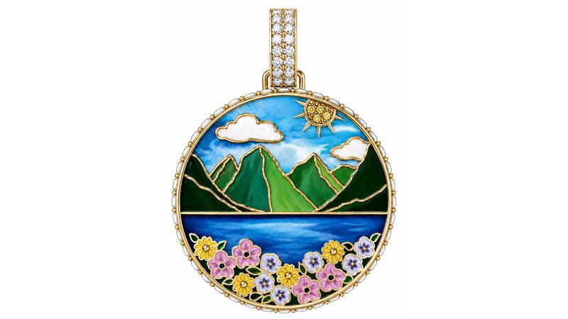 Buddha Mama Mountain Pendant