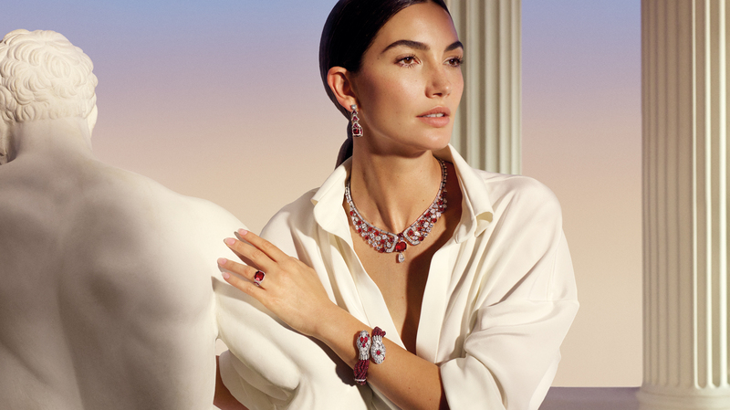 Supermodel Lily Aldridge has become a recognizable brand ambassador, working with Bulgari for six years.