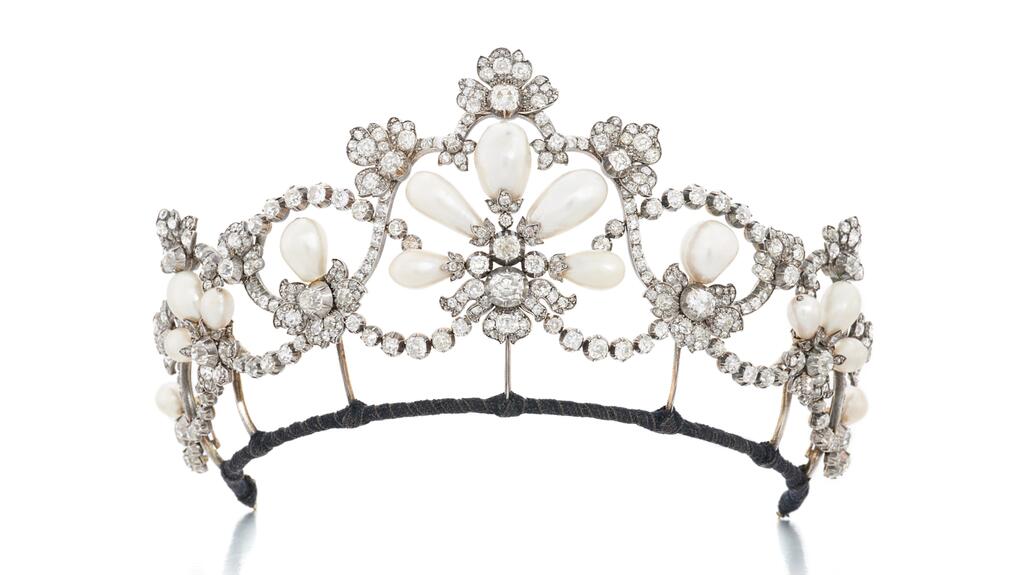 Sotheby’s Geneva Vienna 1900: An Imperial and Royal Collection diamond and pearl tiara