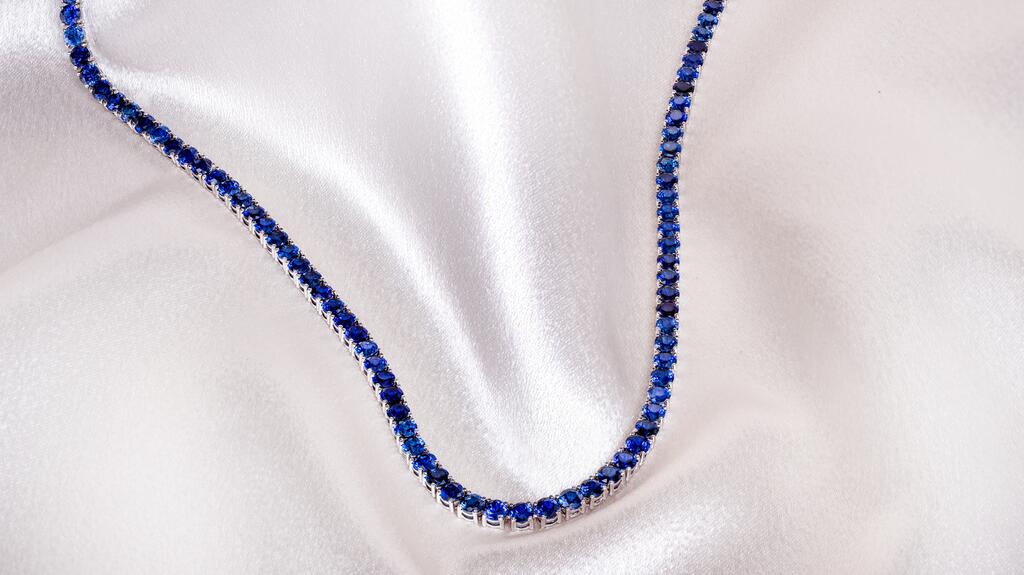 Yoshinobu Yamamoto sapphire necklace