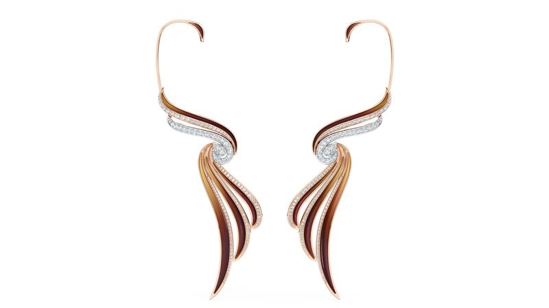 De Beers high jewelry Metamorphosis ear cuffs