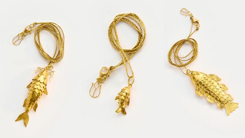 Pippa Smalls Myanmar Catfish, Tiny Fish, Haddock Fish Pendants