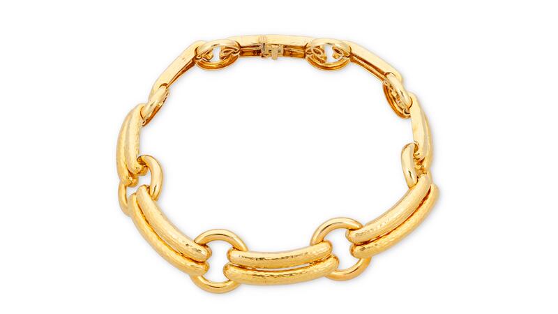 David Webb gold collar necklace