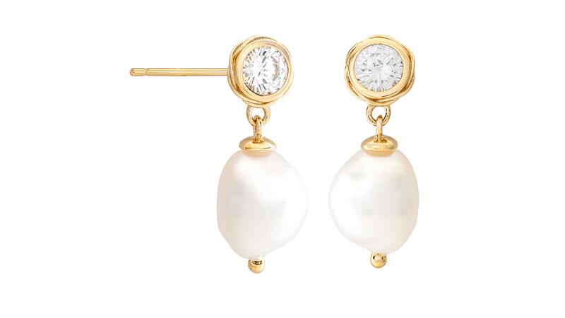 Tacori pearl earrings