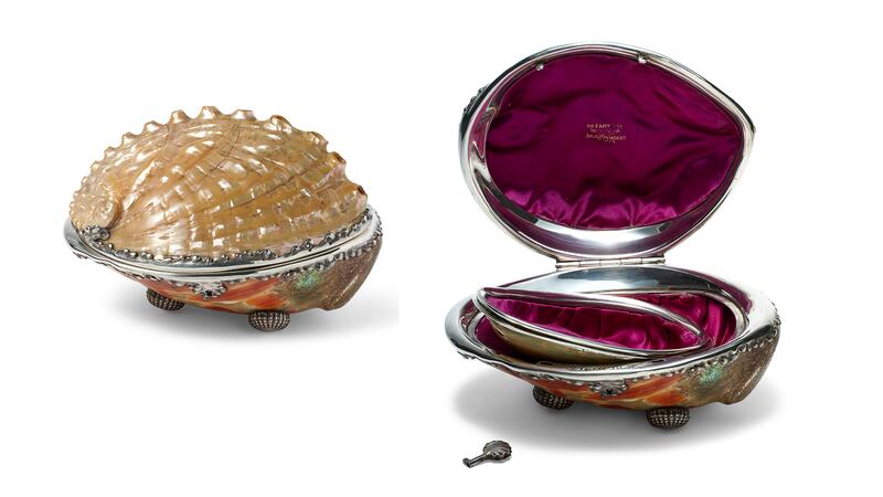 Tiffany & Co abalone silk box