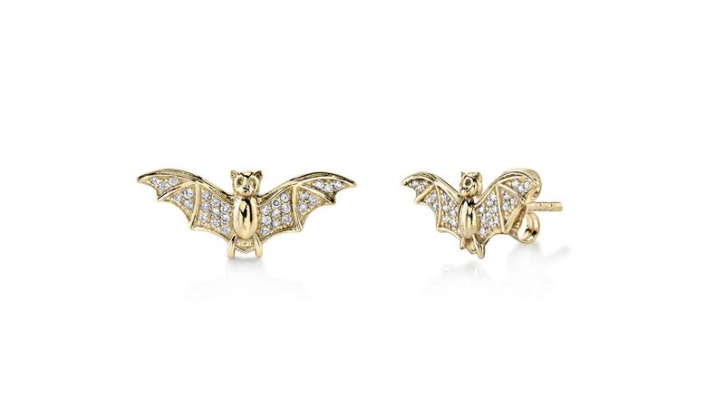 Sydney Evan bat earrings
