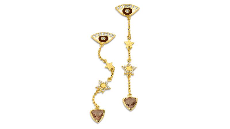 Buddha Mama Hazel Evil Eye Drop Earrings