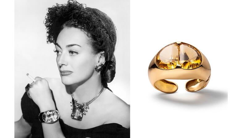 Joan Crawford citrine bracelet