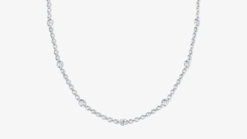 Stephanie Gottlieb Lola Lab Grown Drilled Diamonds Long Necklace