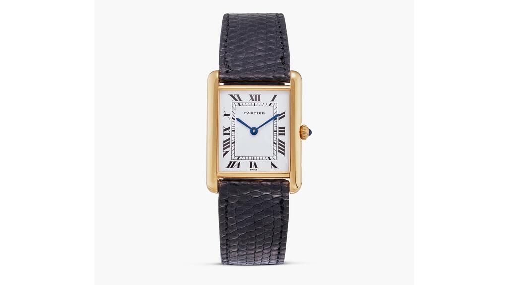 Maurice Tempelsman Cartier Tank watch
