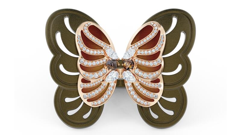 De Beers high jewelry Metamorphosis butterfly ring