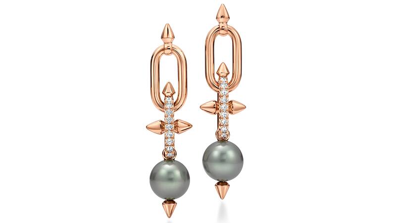 Tiffany Titan by Pharrell Williams Tahitian Pearl Earrings