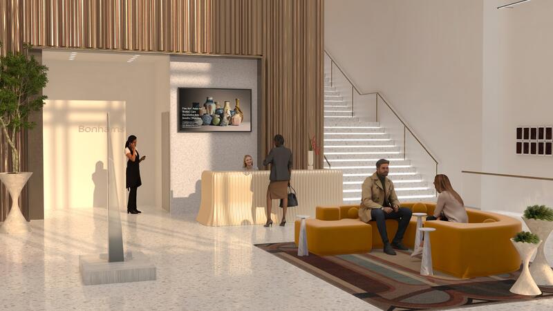 Bonhams lobby 57th street headquarters