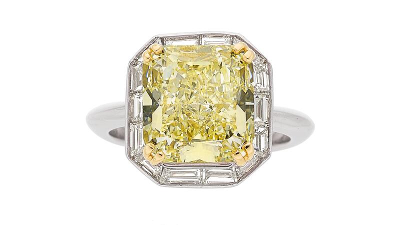 Tiffany yellow diamond ring
