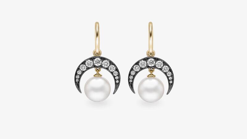 Jessica McCormack moon earrings