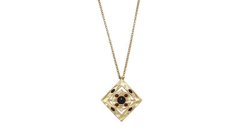 House of Harlow spinning pendant necklace