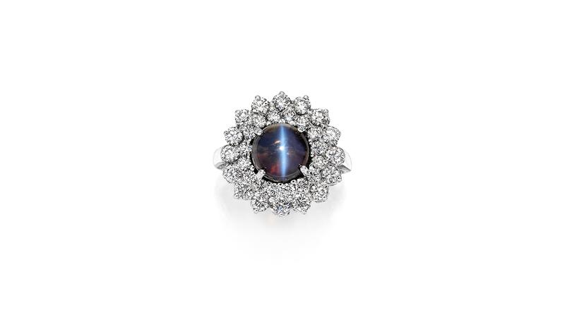 Oscar Heyman alexandrite and diamond ring