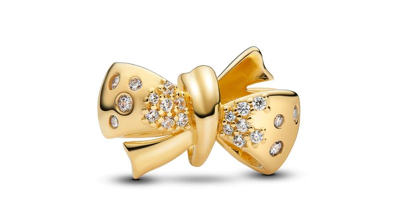 Pandora sparkling bow charm
