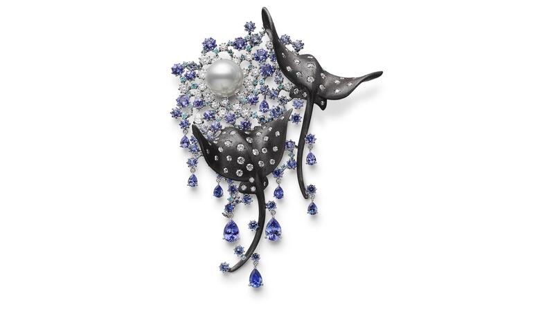 Mikimoto Praise to the Sea Spotted Eagle Ray Brooch