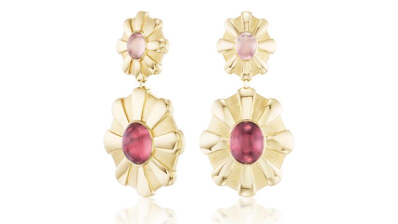 Sorellina Playlist: Electric Dreams Peace Flower Earrings