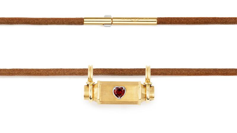 Marie Lichtenberg Heart Smash Locket Necklace