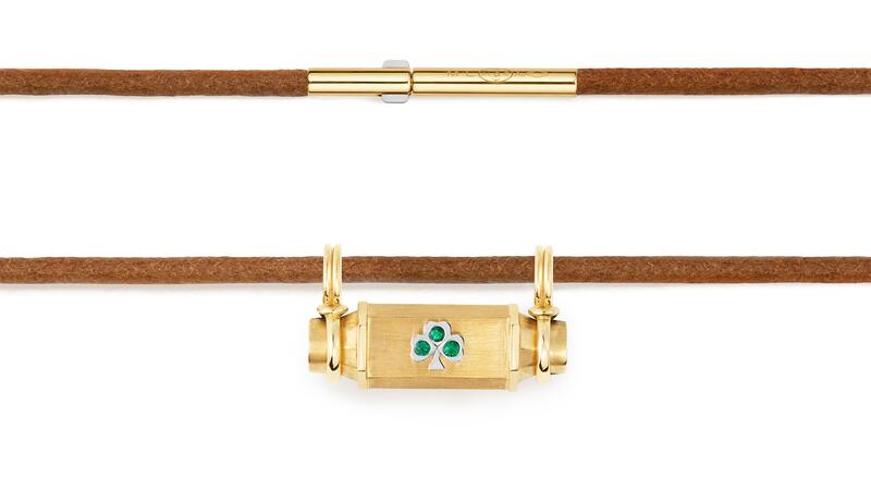Marie Lichtenberg Clover Smash Locket Necklace