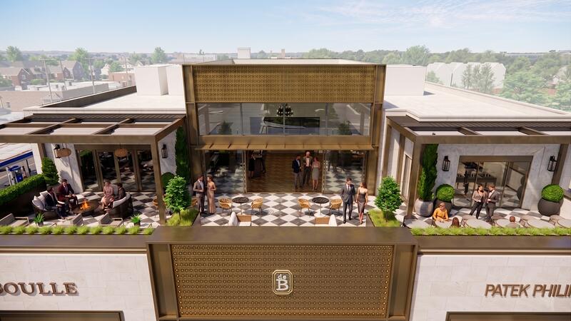 Rendering of new DeBoulle Diamond & Jewelry flagship in Dallas