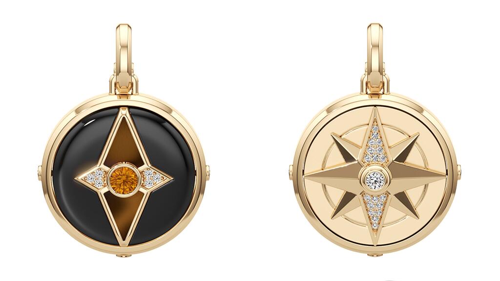 Cast Compass Nomad pendant