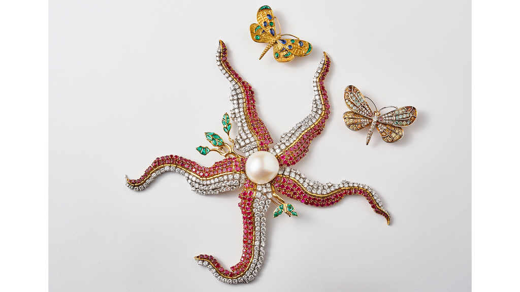 The “Étoile de Mer” brooch by artist Salvador Dalí will be one of the pieces on display in the temporary exhibition “Beautiful Creatures.” The original owner of the brooch was heiress and philanthropist Rebekah Harkness, whose name is now known to a new generation via Taylor Swift’s “The Last Great American Dynasty.” (Photo credit: Jake Armour, Armour Photography)
