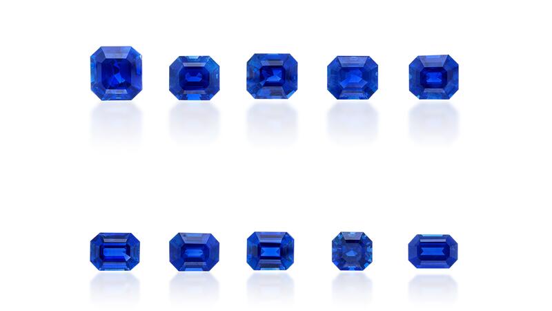 Kashmir sapphires