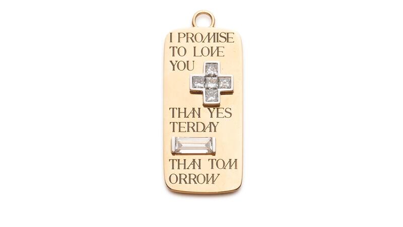 Foundrae Promise Ingot Pendant