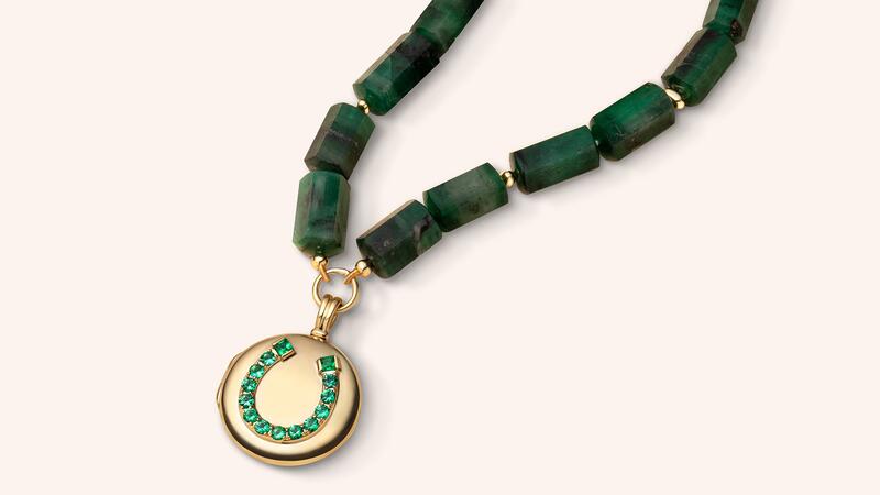 Monica Rich Kosann Horseshoe Locket