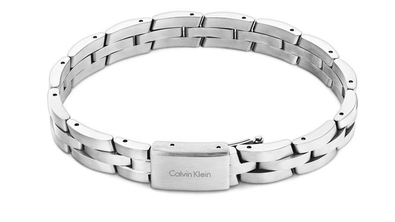 Movado will also be manufacturing Calvin Klein jewelry, like this link bracelet.
