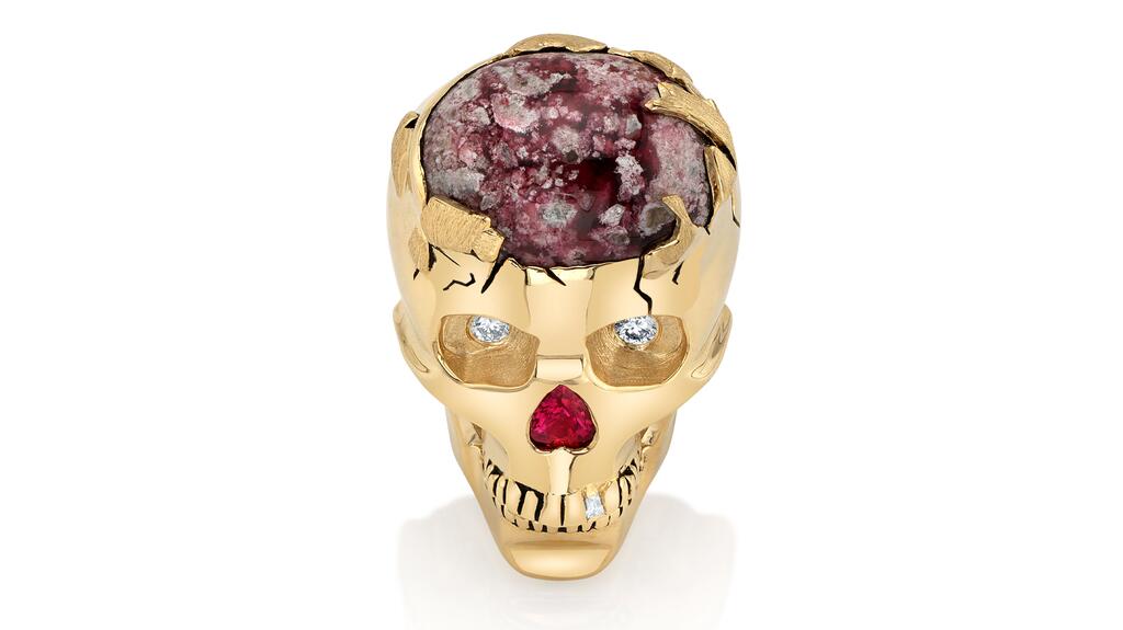 Nicole Mera Skull Brooch