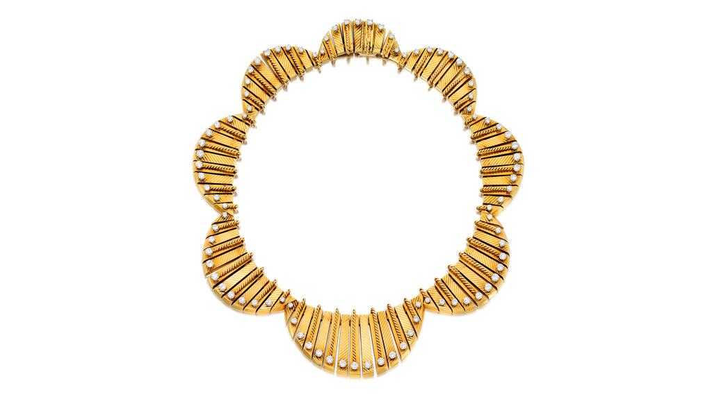 Cartier 1953 diamond necklace, “Méandres-Bavoir”