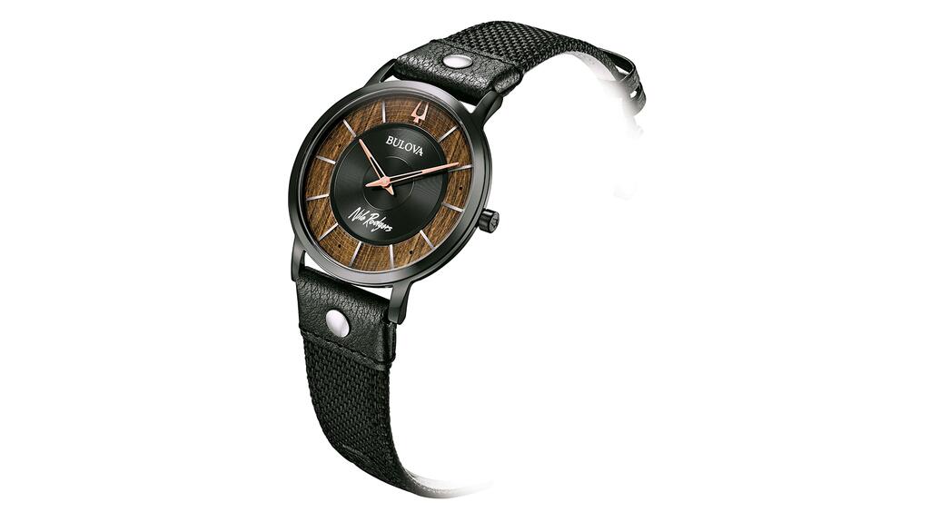 The first “We Are Family” timepiece ($295), inspired by Nile Rodgers’ hit song of the same name